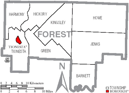 Township Map of Forest County, Pa.