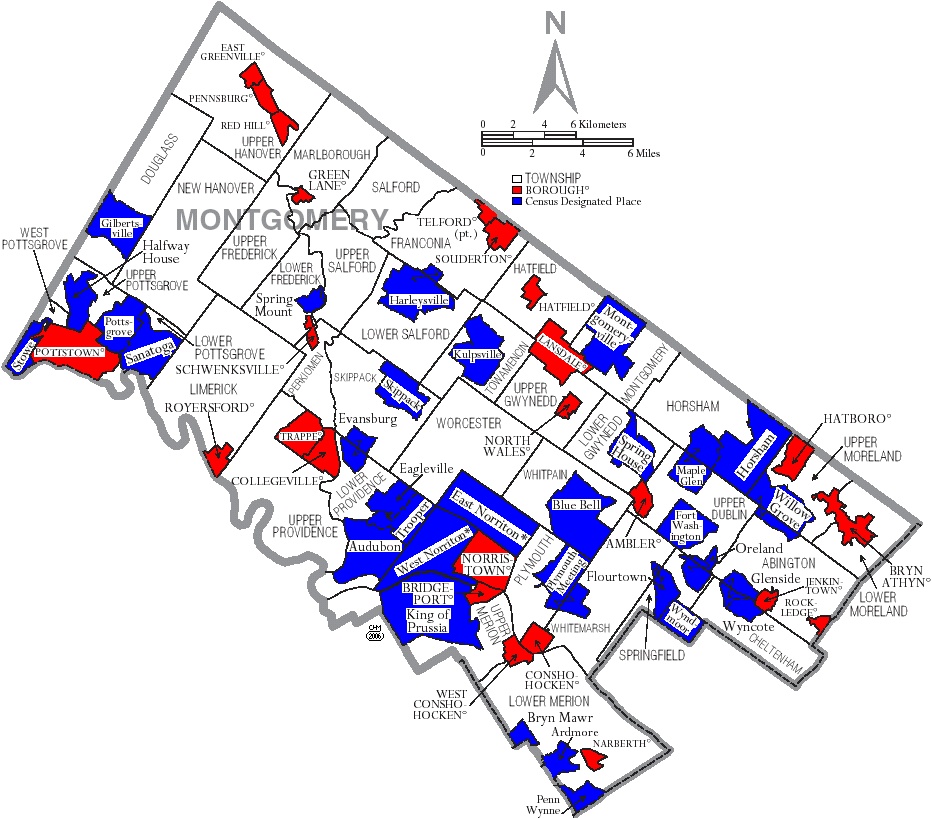 Township Map of Montgomery County, Pa.