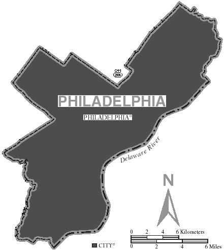 Township Map of Philadelphia County, Pa.