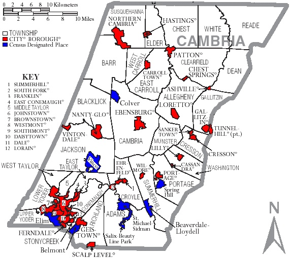 Township map of Berks County, Pa.