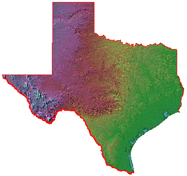 Map of Texas