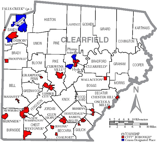 Clearfield Map 