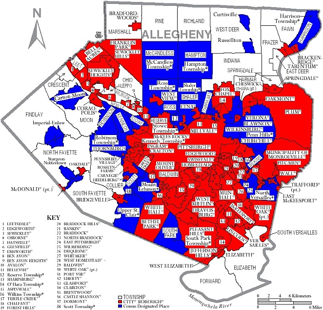Township map of Adams County, Pa.