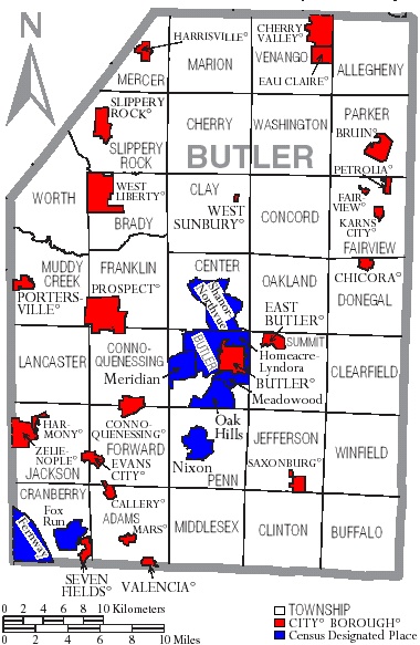 Township map of Berks County, Pa.