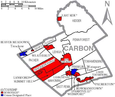 Township map of Berks County, Pa.